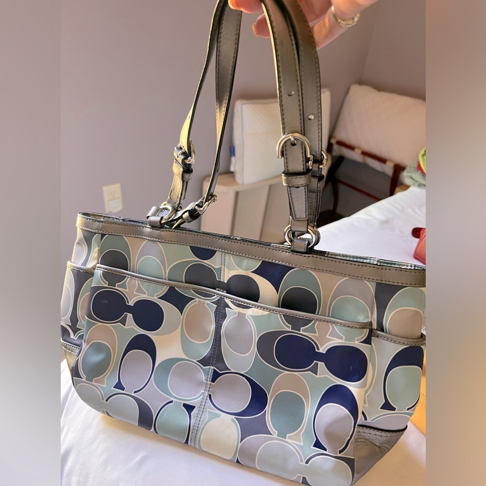 Coach signature logo Tote.
